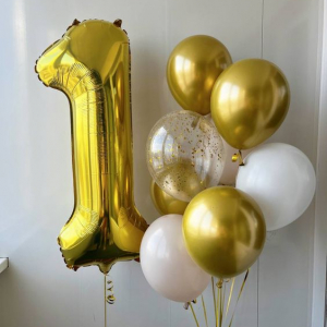 Набор шаров № 76 "Golden Year" - Шары и праздники