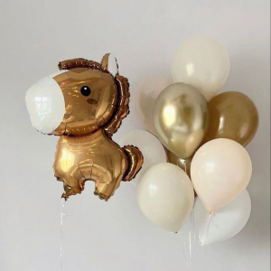 Набор шаров "Кремовая лошадка" - Шары и праздники