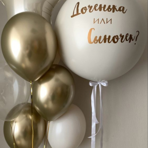 Набор шаров № 31 "Гендерный шар с фонтаном" - Шары и праздники