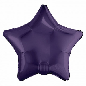 Фольгированная Темно-фиолетовый звезда - Шары и праздники