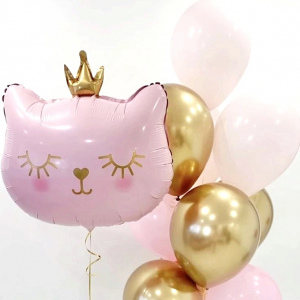 Набор шаров № 32 " Розовая кошечка"  - Шары и праздники