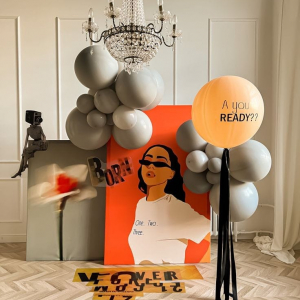 Стильная фотозона  - Шары и праздники