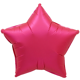 Фольгированная звезда мистик фуксия - Шары и праздники
