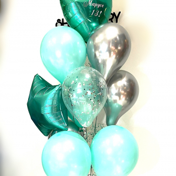 Набор шаров №28 "Изумруд" - Шары и праздники